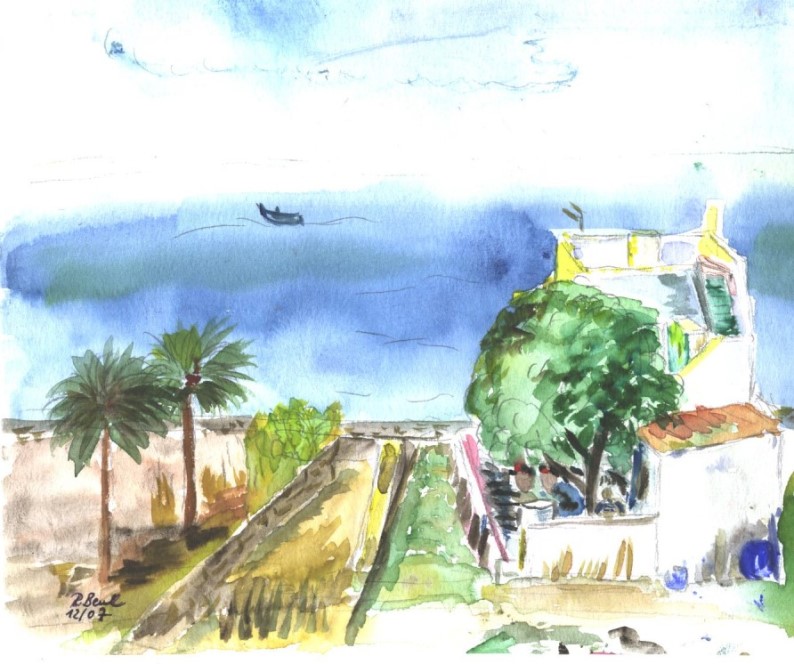 La Gomera - La Playa - Blick vom Casa Domingo